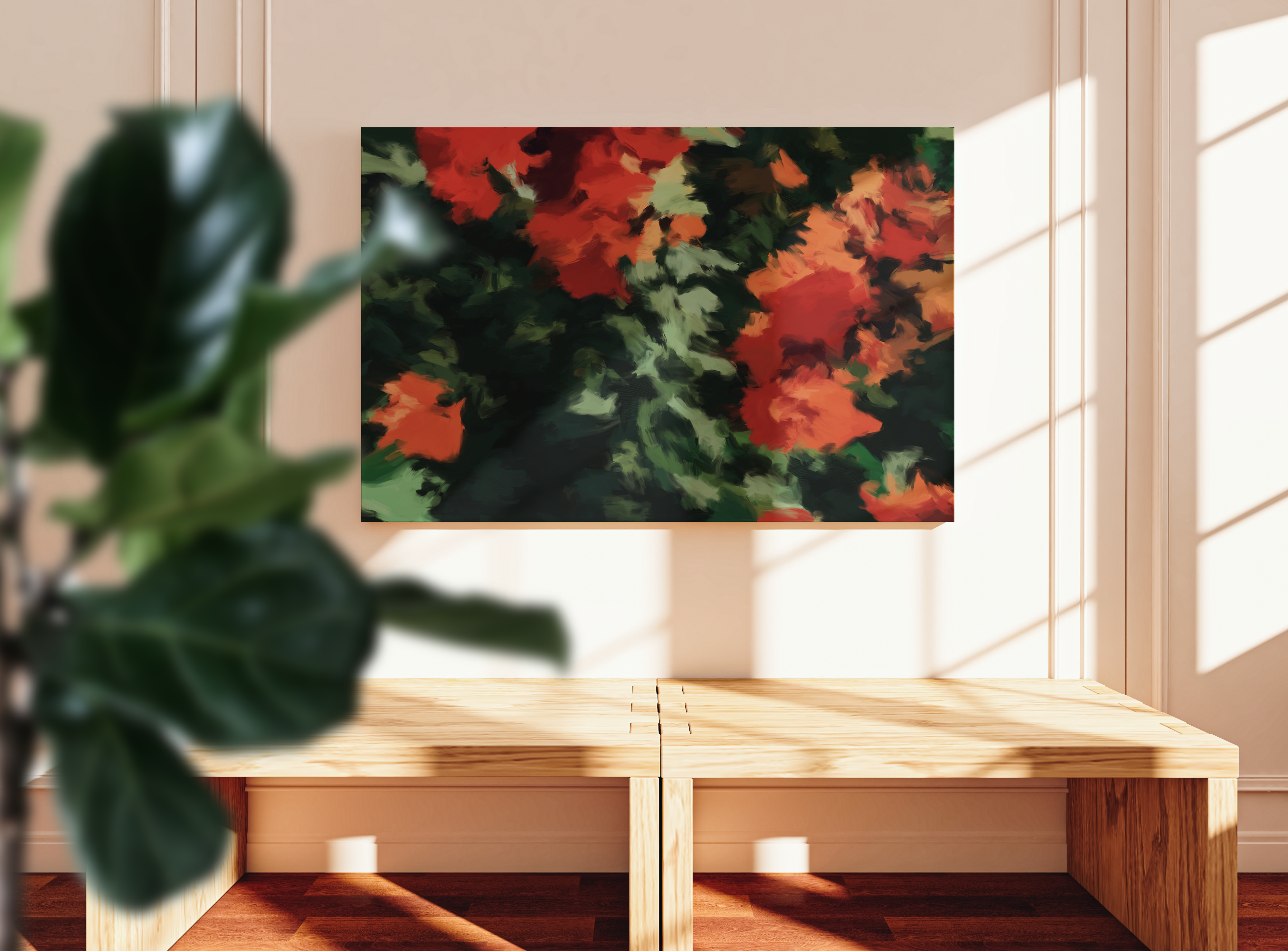 Rhosyn, Horizontal Matte Canvas Print