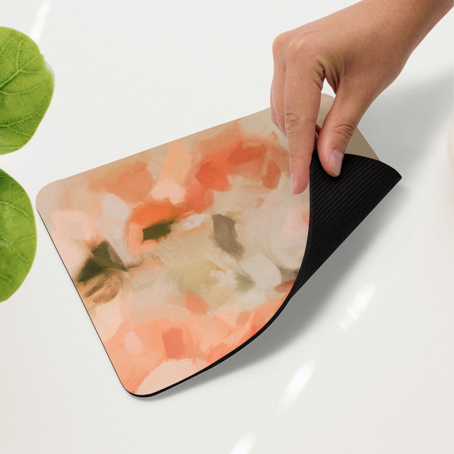 Sweet Nectar, colorful mouse pad for styling your office desk. Featuring artwork by Parima Studio. Home office styling accessories, cubicle styling accessories.