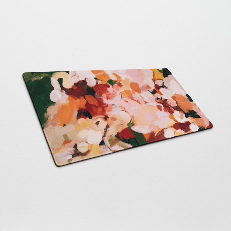 The Grove Desk Mat, Colorful Desk Pad, Large Desk Blotter 36"x18"