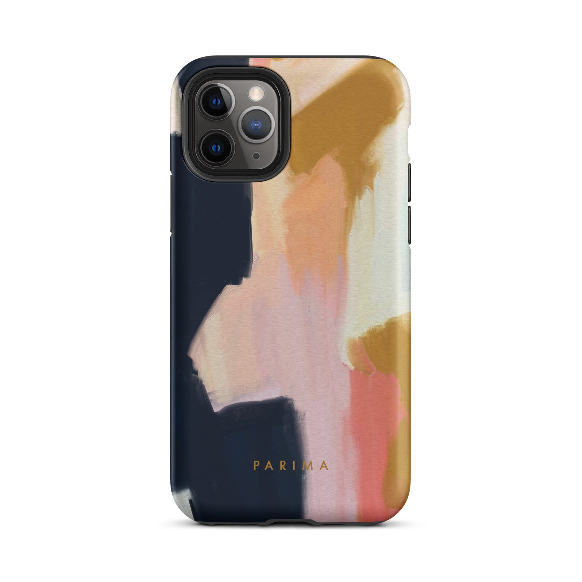 Kali, blue and gold abstract art - iPhone 11 Pro tough case by Parima Studio