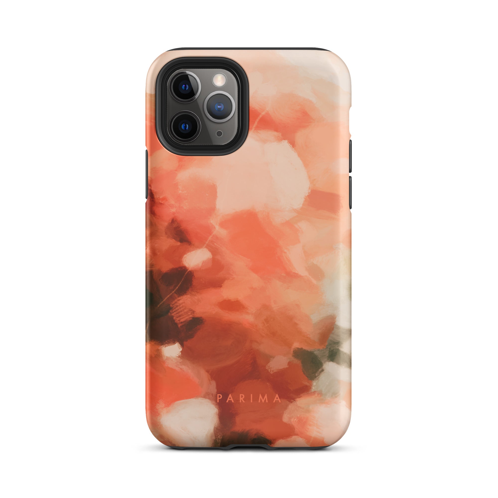 Sweet Nectar, orange and pink abstract art - iPhone 11 Pro tough case by Parima Studio