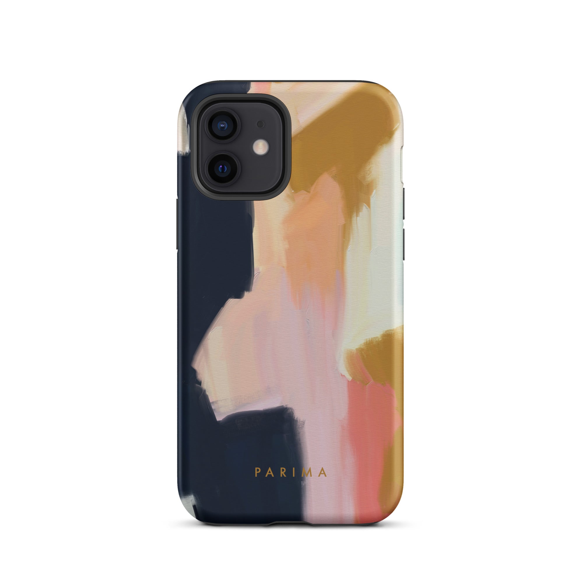 Kali, blue and gold abstract art - iPhone 12 tough case by Parima Studio