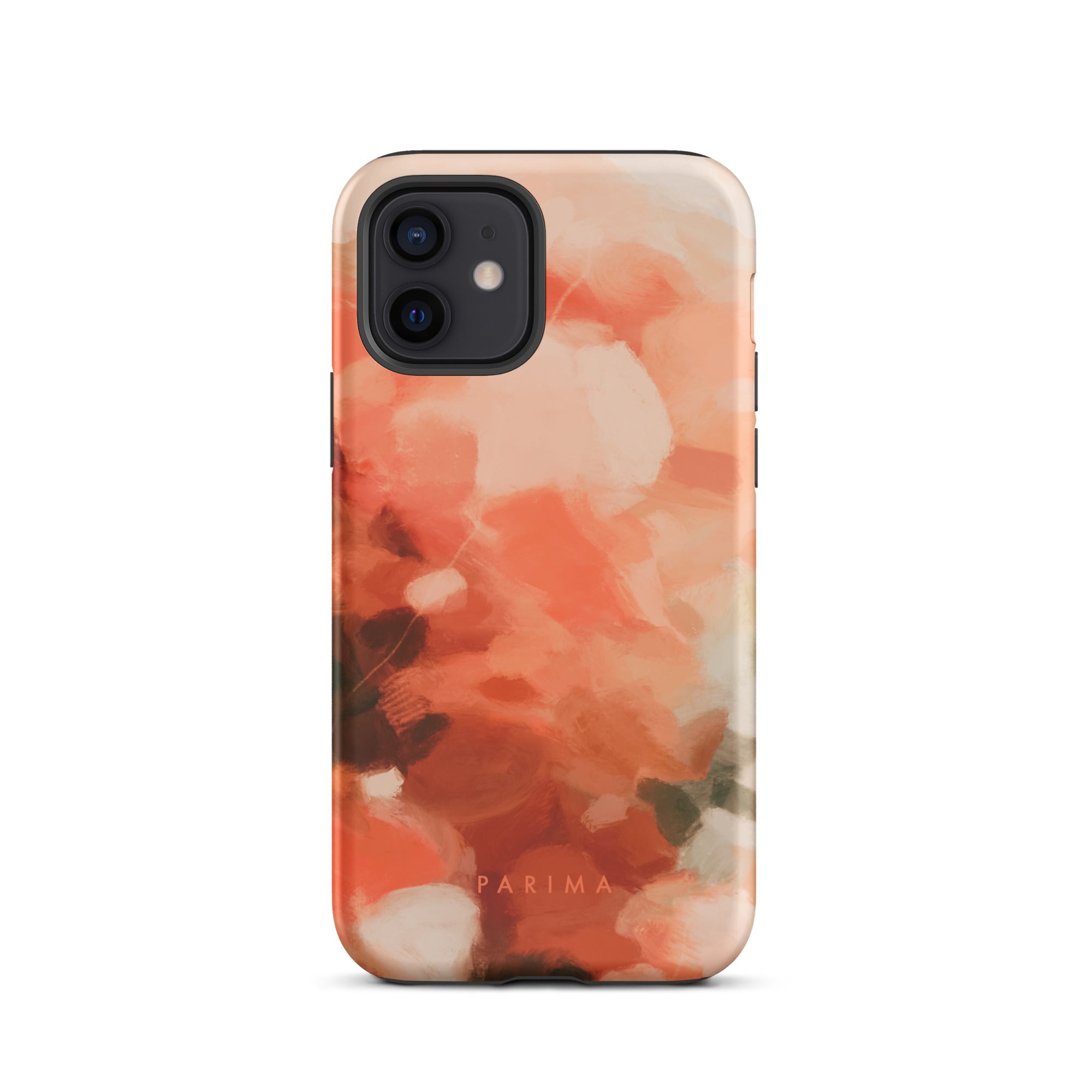 Sweet Nectar, orange and pink abstract art - iPhone 12 tough case by Parima Studio
