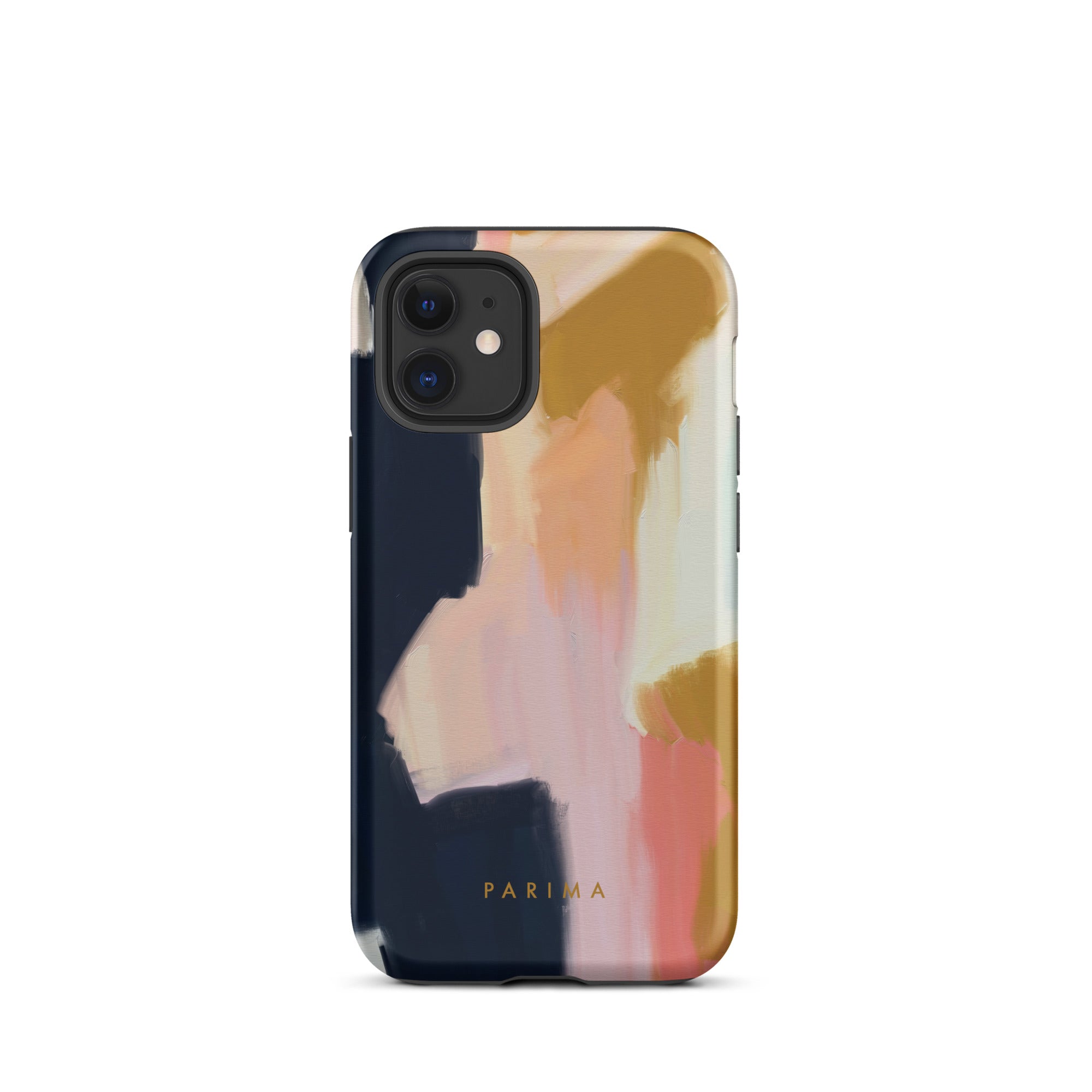 Kali, blue and gold abstract art - iPhone 12 Mini tough case by Parima Studio