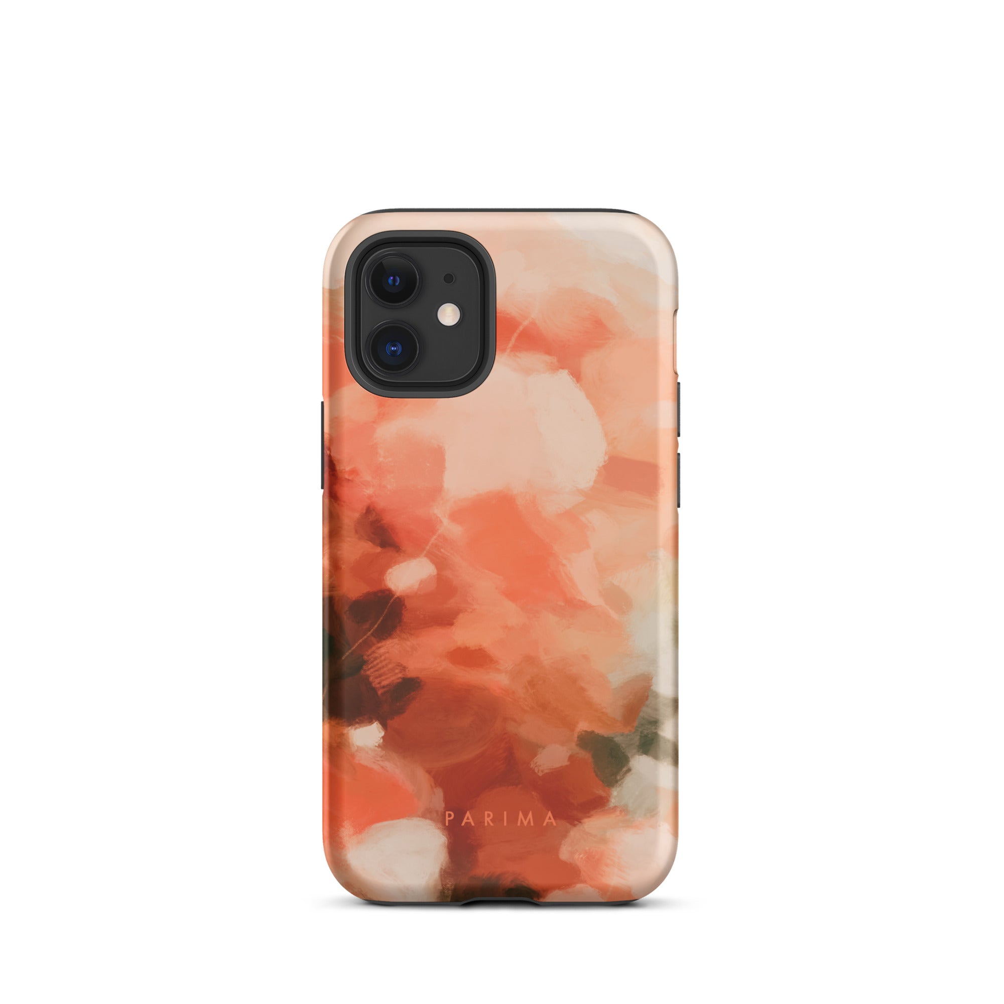 Sweet Nectar, orange and pink abstract art - iPhone 12 mini tough case by Parima Studio