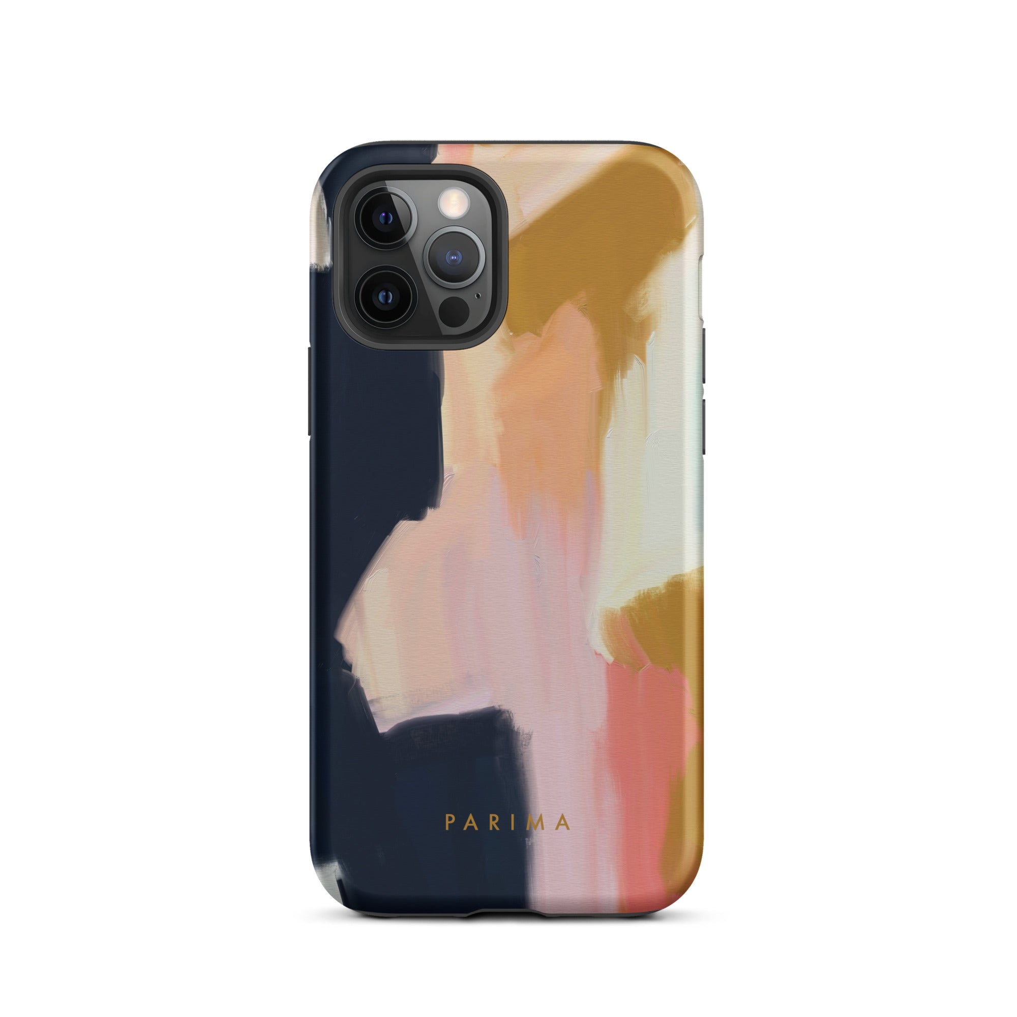 Kali, blue and gold abstract art - iPhone 12 Pro tough case by Parima Studio