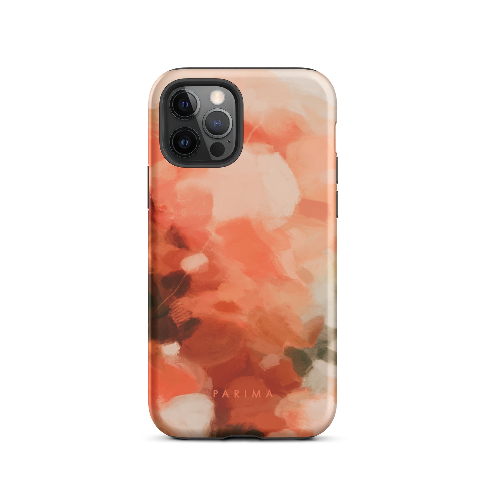 Sweet Nectar, orange and pink abstract art - iPhone 12 Pro tough case by Parima Studio