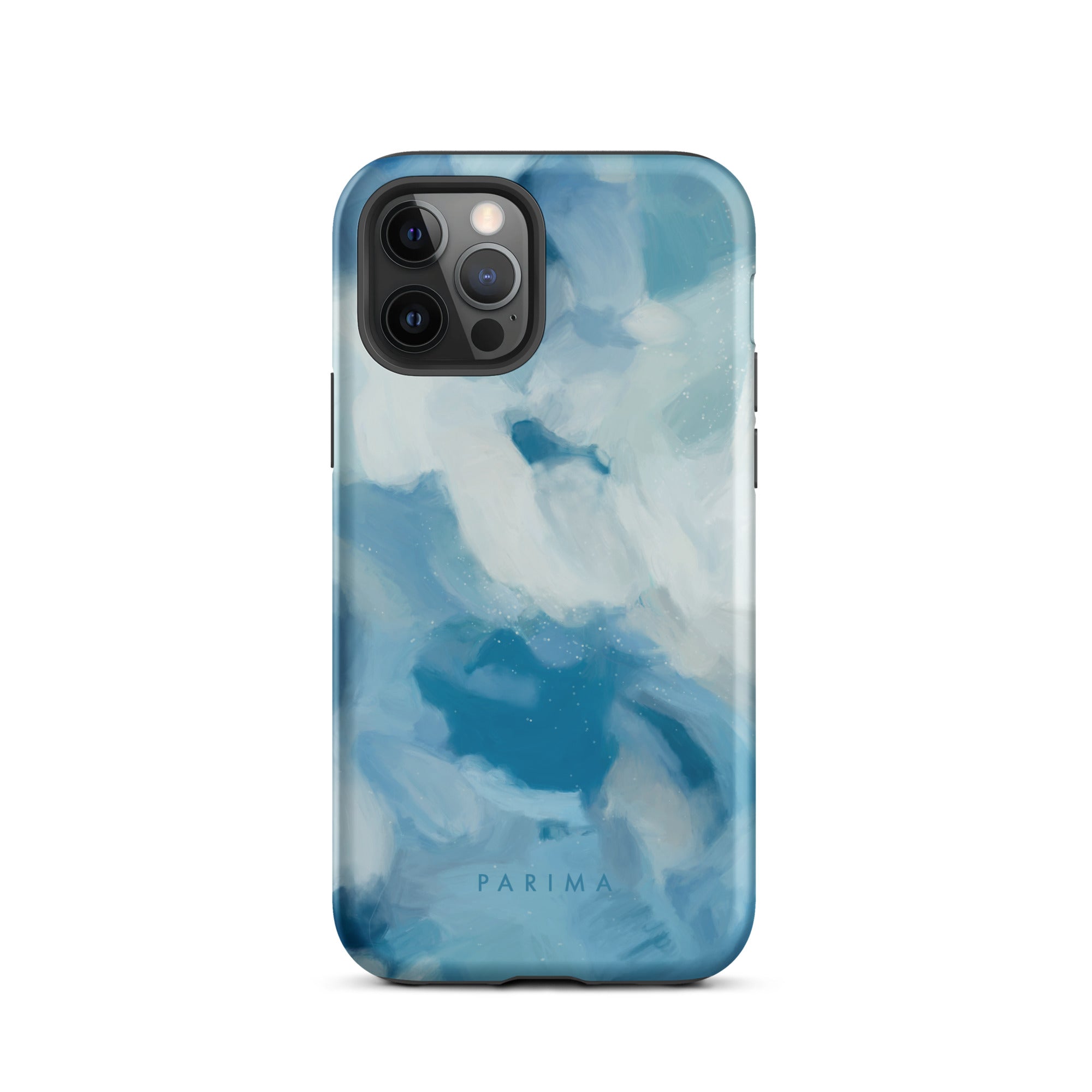 Liviana, blue abstract art - iPhone 12 Pro tough case by Parima Studio