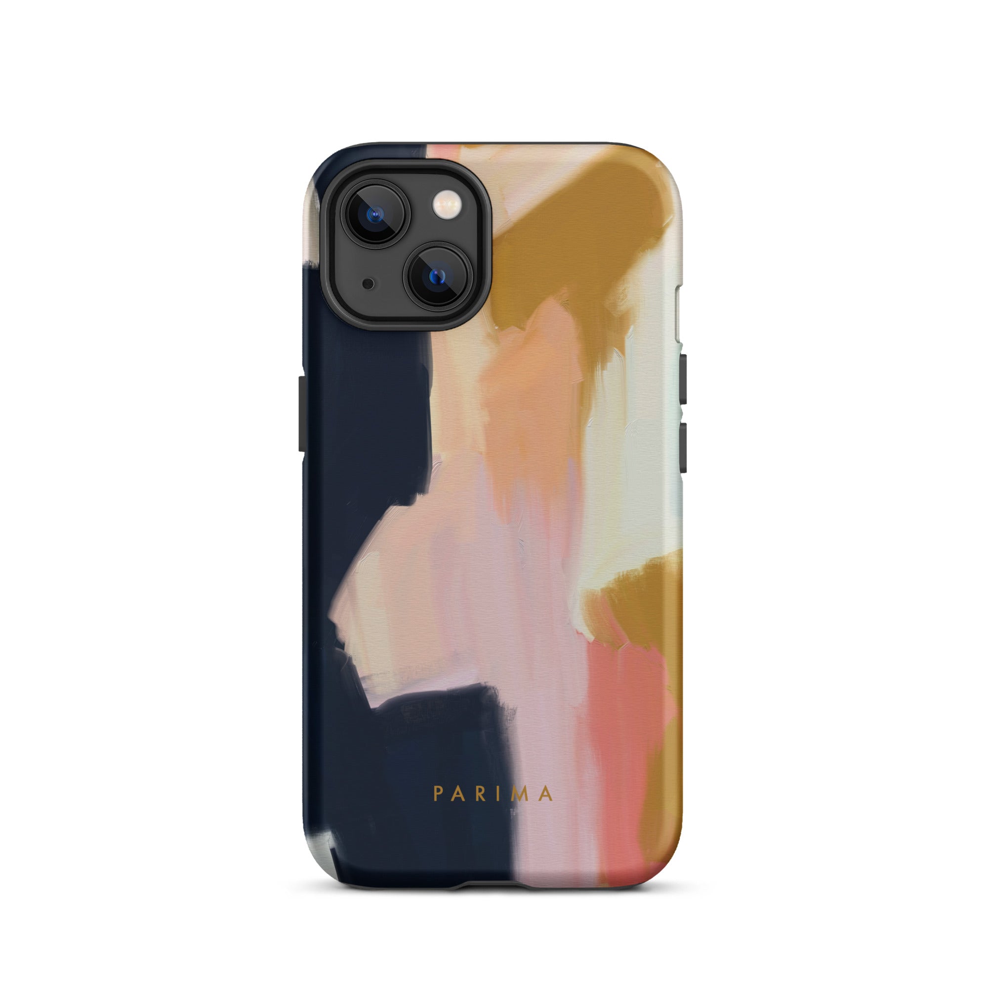 Kali, blue and gold abstract art - iPhone 13 tough case by Parima Studio