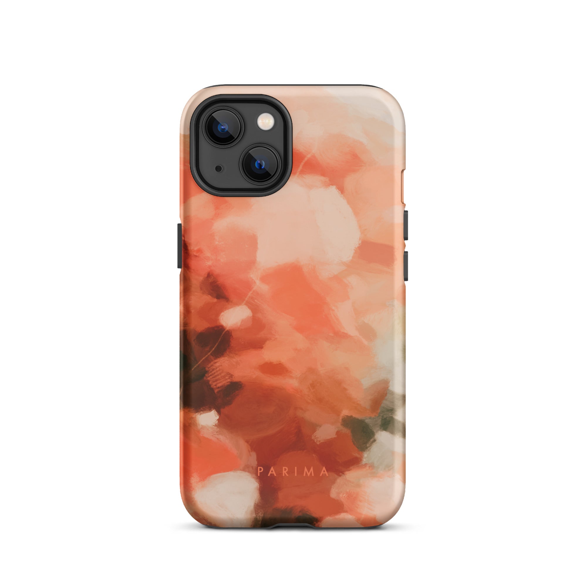 Sweet Nectar, orange and pink abstract art - iPhone 13 tough case by Parima Studio