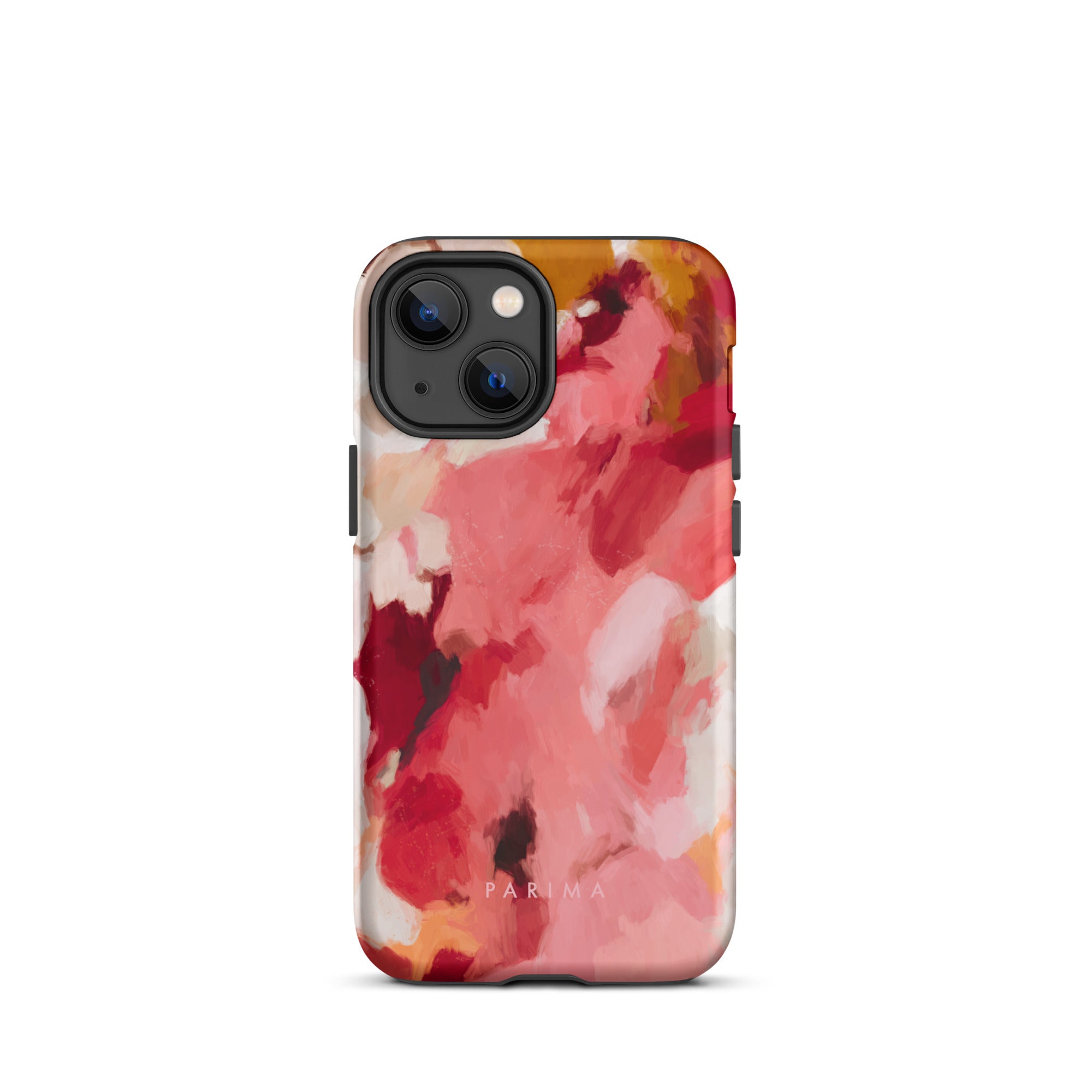 Apple, red and pink abstract art - iPhone 13 Mini tough case by Parima Studio