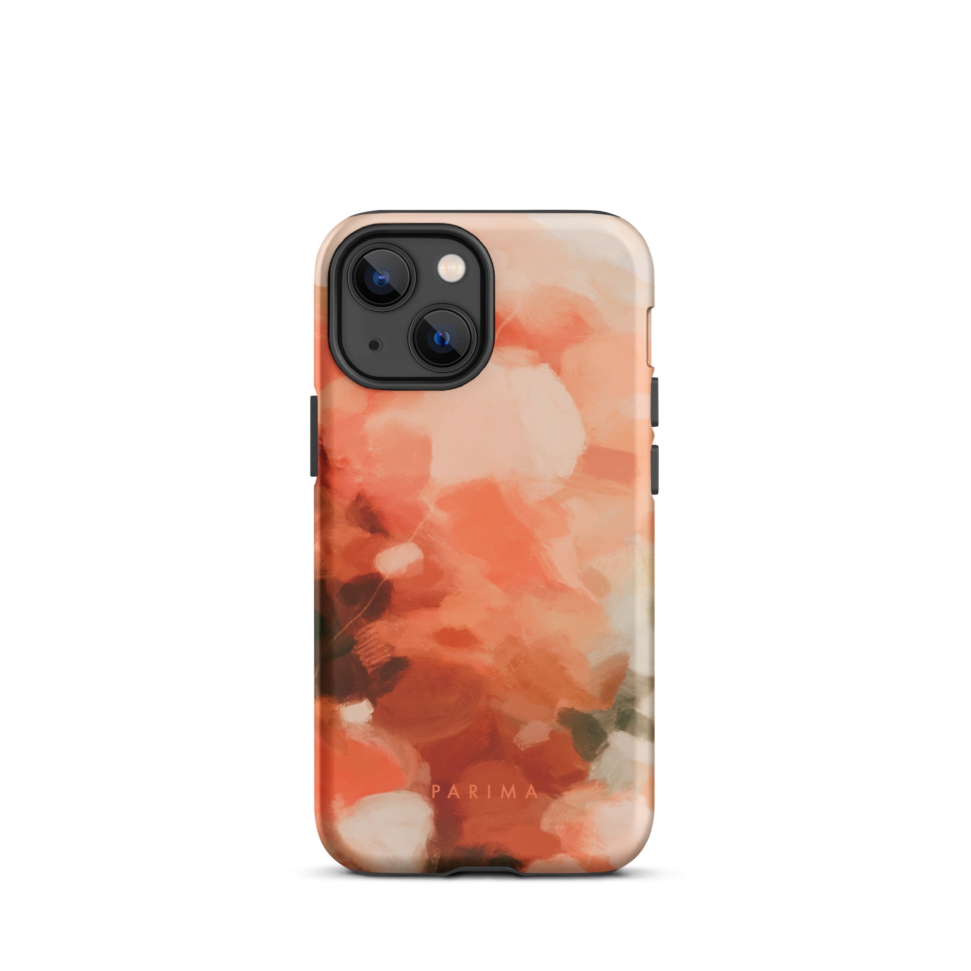 Sweet Nectar, orange and pink abstract art - iPhone 13 mini tough case by Parima Studio