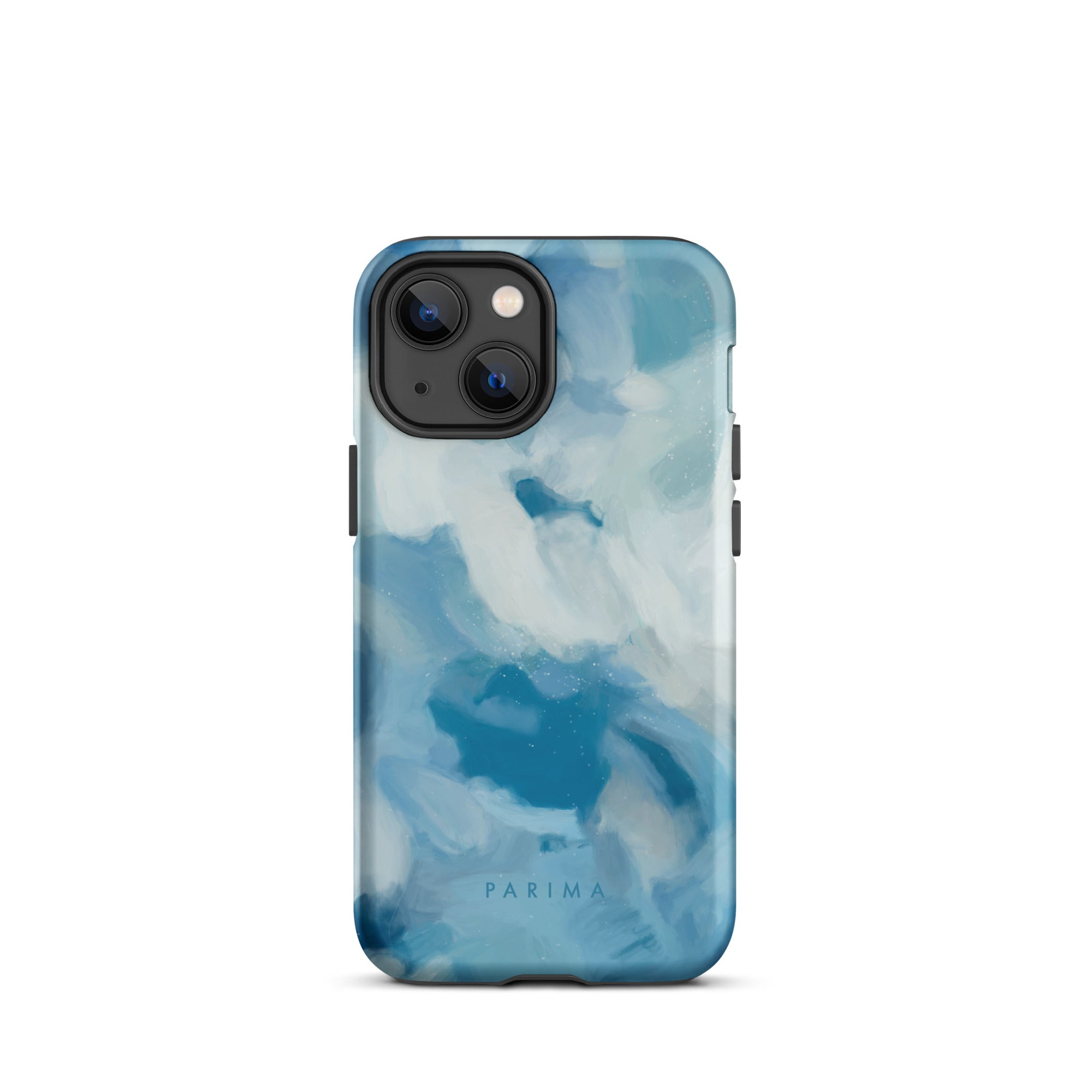 Liviana, blue abstract art - iPhone 13 mini tough case by Parima Studio
