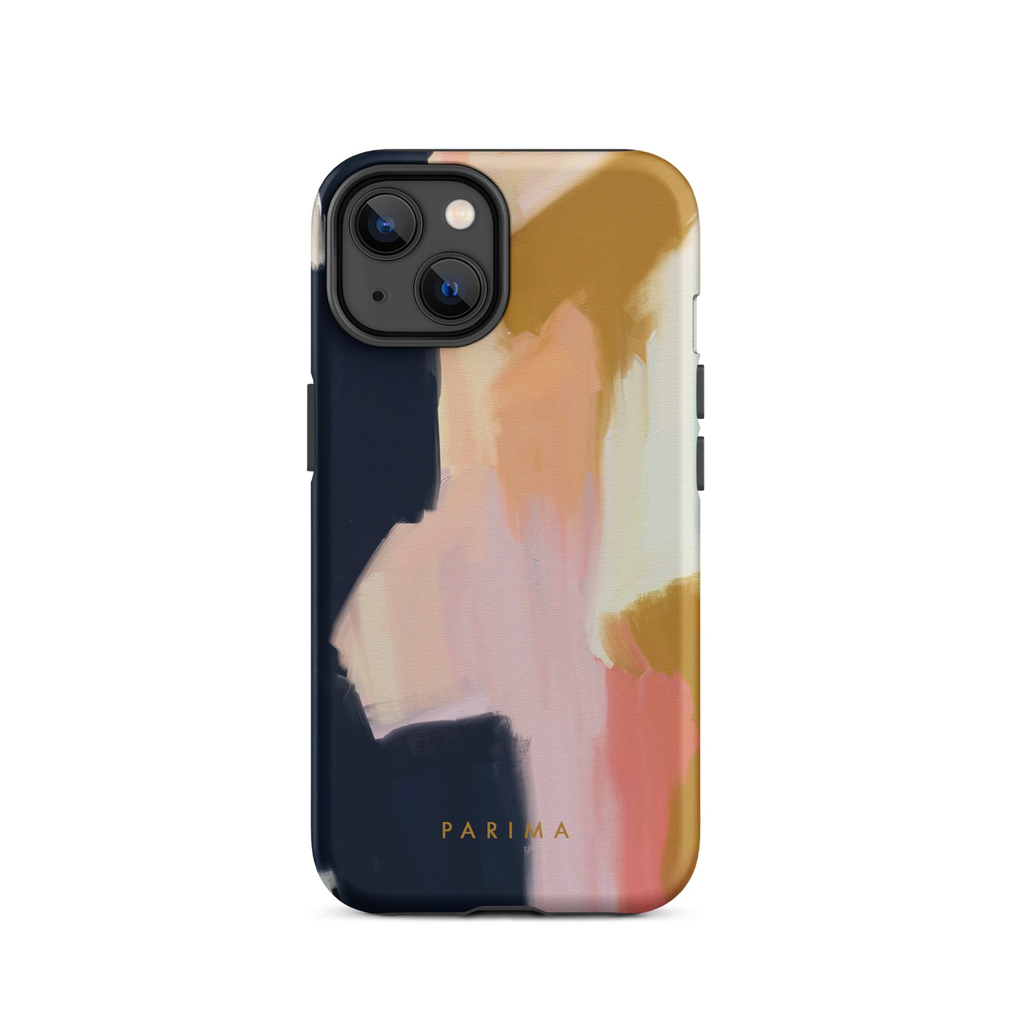Kali, blue and gold abstract art - iPhone 14 tough case by Parima Studio
