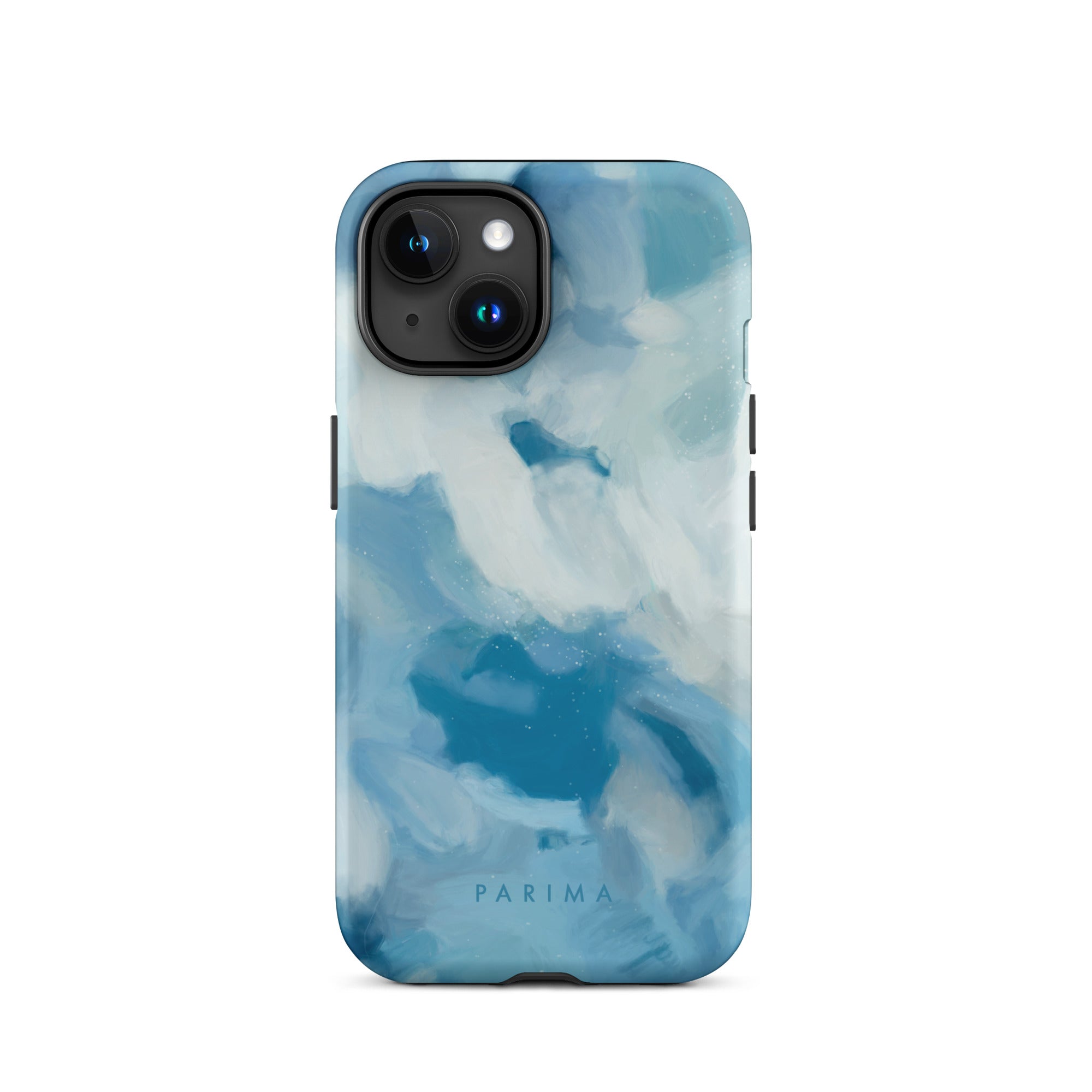 Liviana, blue abstract art - iPhone 15 tough case by Parima Studio