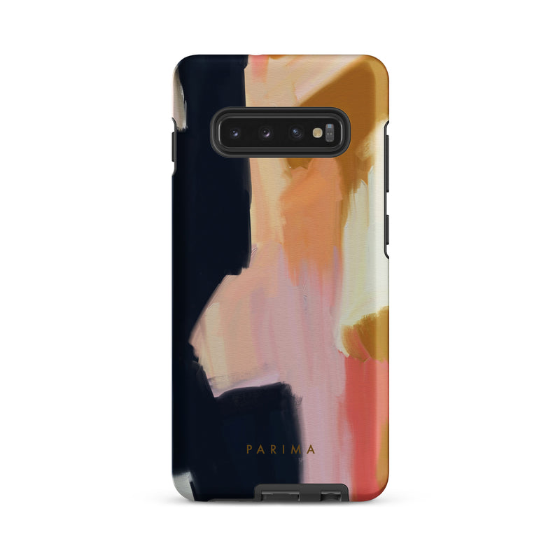 Kali, pink and gold abstract art on Samsung Galaxy S10 Plus tough case by Parima Studio