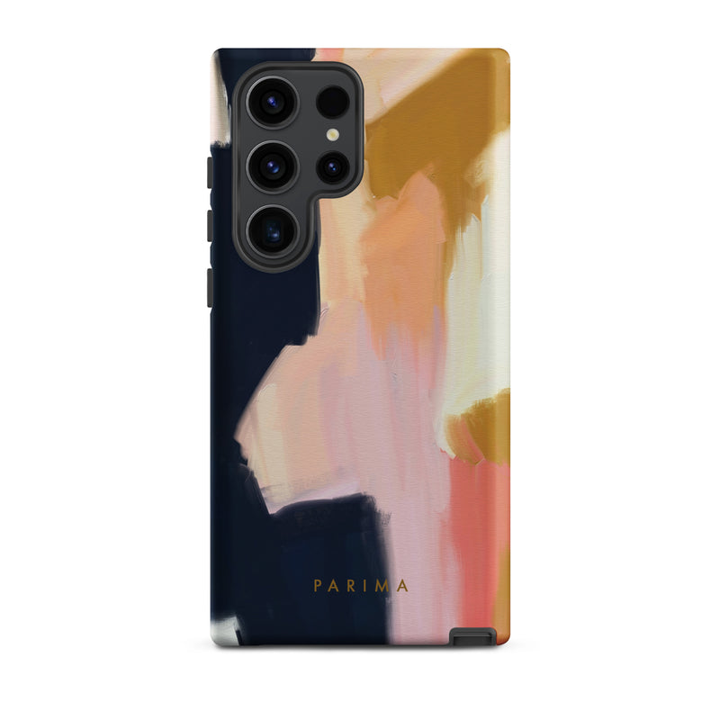 Kali, pink and gold abstract art on Samsung Galaxy S23 Ultra tough case by Parima Studio