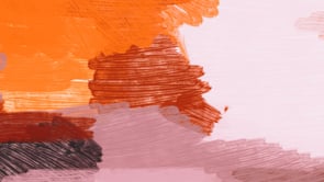 Video of Color Field No.11, pink and orange colorful abstract wall art print by Parima Studio