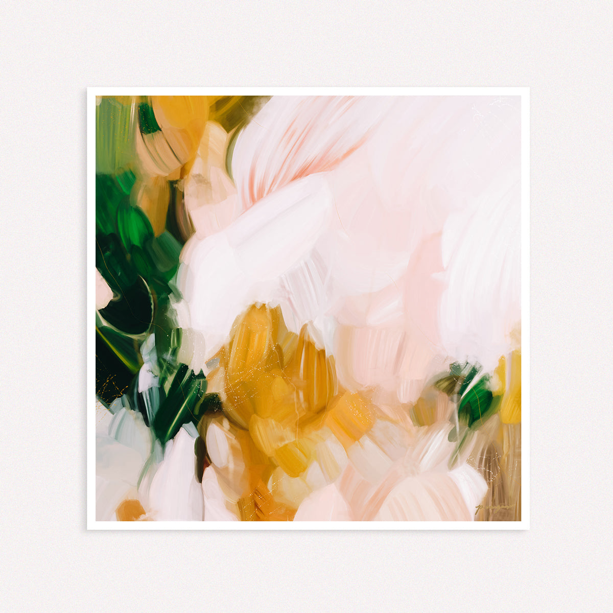 Camellia - Large Abstract Art Print - Limited Edition - Parima Studio