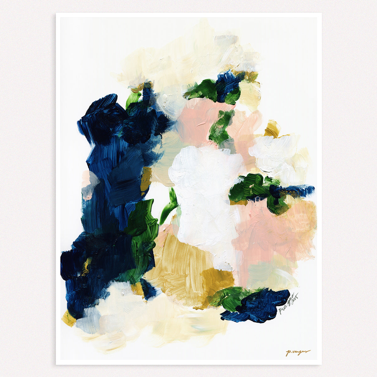 Color Series No.2, colorful abstract wall art prints by Parima Studio