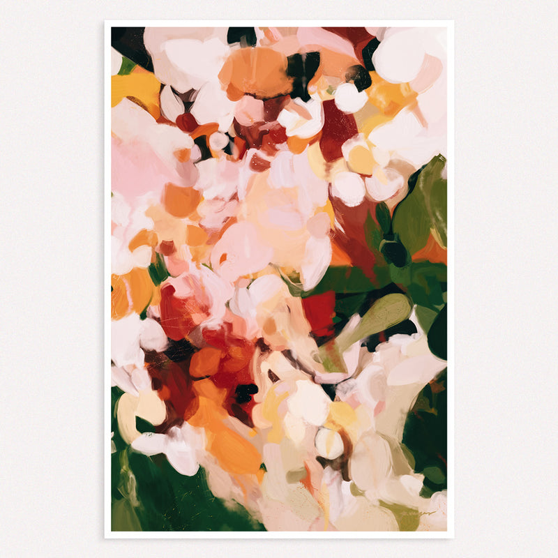 The Grove, colorful abstract wall art prints by Parima Studio