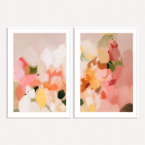 Marguerite - Framed Vertical Art Prints - Set of 2